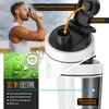 Arendo Protein Shaker Edelstahl, Eiweißshaker 500 ml, Produktbild-Vorschau 3