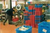 Stapelbare opbergbox van polypropyleen, blauw, afmetingen Productafbeelding-voorbeeld 2
