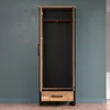 trendteam Garderobe Enna Garderobenschrank Mango/Schwarz, Produktbild-Vorschau 12