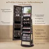 COSTWAY Armoire à bijoux pivotante à 360°, armoire à glace, Voir les images du produit 5