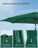 SONGMICS Sonnenschirm Ø300 cm UPF 50+ beidseitig um 30° Produktbild-Vorschau 5