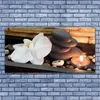 Glasbilder 140x70 Wandbild Druck auf Glas Blume Steine Produktbild-Vorschau 2