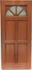 Porte d'entree Bois vitree, Ferji, H215 x L90 p.Gauche + Voir les images du produit 2
