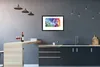 MuchoWow® Gerahmtes Poster Eine Illustration der Stadt Produktbild-Vorschau 2