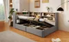 Boxspringbed 90 x 200 cm met hydraulische opbergruimte, Productafbeelding-voorbeeld 15