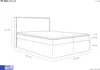 Boxspringbett 200x200 cm mit Bettkasten, Gepolstert Produktbild-Vorschau 3