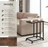 tectake® Beistelltisch Luton 48x35x70cm Produktbild-Vorschau 2