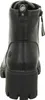 A back view of a black Dockers women's platform boot. Produktbild-Vorschau