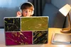 MuchoWow® Laptop Aufkleber Sticker Cover Marmor - Gold - Produktbild-Vorschau 3