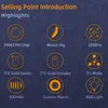 A marketing graphic highlighting the features of a gaming mouse. Podgląd zdjęcia produktu