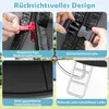 COSTWAY Ø366cm Trampolin Outdoor, Gartentrampolin rund mit Produktbild-Vorschau 3