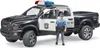 Bruder 02505 - RAM 2500 Polizei Pickup mit Polizist, 1:16 Produktbild-Vorschau 3