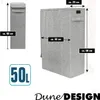 50L Wäschekorb mit Deckel - 20x40x60 Wäschesammler Schmal - Produktbild-Vorschau 6