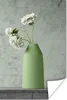 MuchoWow® Poster Blumen - Weiß - Stilleben 20x30 cm - Produktbild-Vorschau 1