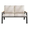 Flieks Gartensofa mit Kissen, Doppelsofa 2-Sitzer-Sofa aus Produktbild-Vorschau 8
