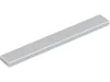 A single, light gray Lego brick is shown against a white background. Produktbild-Vorschau