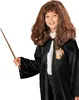 A young girl dressed as Hermione Granger from Harry Potter, holding a wand. Produktbild-Vorschau