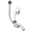 An illustration showing how to operate a bath drain assembly. Náhled obrázku produktu
