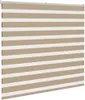 vidaXL Doppelrollo Sandbraun 160x150 cm Stoffbreite 155,9 Produktbild-Vorschau 2