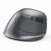 A studio shot of a gray vertical mouse against a white background. Produktbild-Vorschau