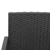 vidaXL 5-tlg. Garten-Essgruppe mit Kissen Schwarz PP-Rattan Produktbild-Vorschau 6