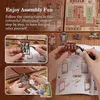 Puzzle 3D, Petite maison Sakura, boutique de kimonos, Voir les images du produit 21