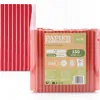 Trinkhalm aus Papier , in Rot, Ø 8 mm / 15 cm, 150 Stück in Produktbild-Vorschau 1