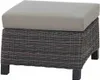 Gartenlounge-Hocker >Corido< in matt anthrazit, Produktbild-Vorschau 1