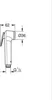 Rosa da doccia Grohe Vitalio 26351000 Plastica cromata 1 Anteprima dell’immagine prodotto 4