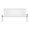 Tradiční dvousloupový radiátor - 300 x 1012 mm - bílý Náhled obrázku produktu 2
