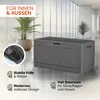 CASARIA® Gartenbox Grau UV-beständig 310L Haltegriffe Produktbild-Vorschau 4