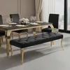 riess-ambiente Sitzbank MODERN BAROCK DELUXE 170cm schwarz Produktbild-Vorschau 1