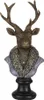 Clayre & Eef Figurine Cerf 10x9x23 cm Marron Violet Voir les images du produit 1