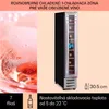 Klarstein vinotéka, vstavaná, slim, 20 l, sklenené dvere, Náhľad obrázku produktu 3