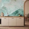 Vlies Fototapete - Turquoise Marble 250x175 cm Muster Produktbild-Vorschau 1