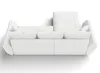 AX LIVING Ecksofa mit Schlaffunktion Verciani L Sofa Weiß Produktbild-Vorschau 6