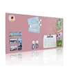 banjado Magnettafel rosa 78x37cm groß Magnetwand aus Metall Produktbild-Vorschau 1