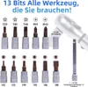 Set de clés dynamométriques Mucola 1/4" 72 dents 3-25Nm Voir les images du produit 16