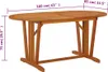 vidaXL Zahradní stůl 160x85x75 cm Masivní dřevo Eukalyptus Náhled obrázku produktu 4