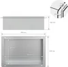 LuxeBath Wandnische aus Edelstahl, 20x30x10 cm, Silber, Produktbild-Vorschau 7