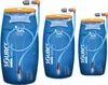 Three blue water bladders of different sizes are displayed side-by-side against a white background. Anteprima dell’immagine prodotto