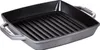 Staub Grillpfanne induktion quadratisch 33cm Graphit-grau Produktbild-Vorschau 3