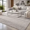 Hochflor Velours Teppich Mona Silbergrau, Größe:160x160 cm Produktbild-Vorschau 1