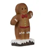 Clayre & Eef Décoration de Noël Père Noël en pain d'épice Voir les images du produit 2