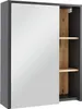 Badspiegelschrank Vicco Viola Grau/Artisan 60 x 75 cm mit Produktbild-Vorschau 1