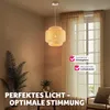 tectake® Deckenleuchte Lignea Lux aus Bambus Boho-Stil 40 x Produktbild-Vorschau 6