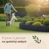 Floranica drevený okraj záhona 20 x 100 cm antracit obruba Náhľad obrázku produktu 6
