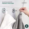 Bremermann kúpeľňová séria LUCENTE sada 2 háčikov na Náhľad obrázku produktu 2