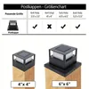 2er Set Solar Pfostenleuchte – 600mAh, 2 Lichtmodi Produktbild-Vorschau 7