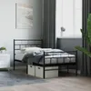 A bedroom scene with a black metal bed frame, bedding, and storage boxes underneath. Náhľad obrázku produktu